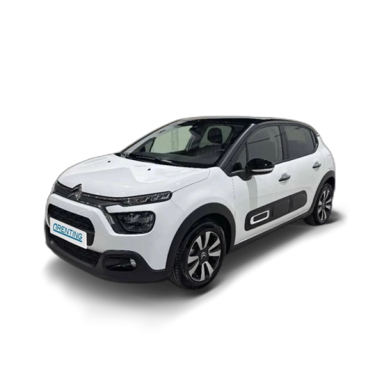 Renting Citroen C3 1.2 PureTech S&S Shine 110 Blanco