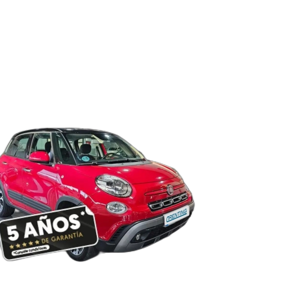 Renting Fiat 500L 1.4 Red Rojo