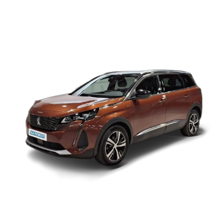 Renting Peugeot 5008 1.5 BlueHDi 96kW S&S  EAT8 GT Amarillo