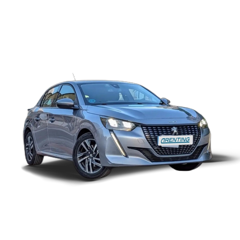 Renting Peugeot 208 1.5 BlueHDi  Allure 100Cv 5Puertas Gris