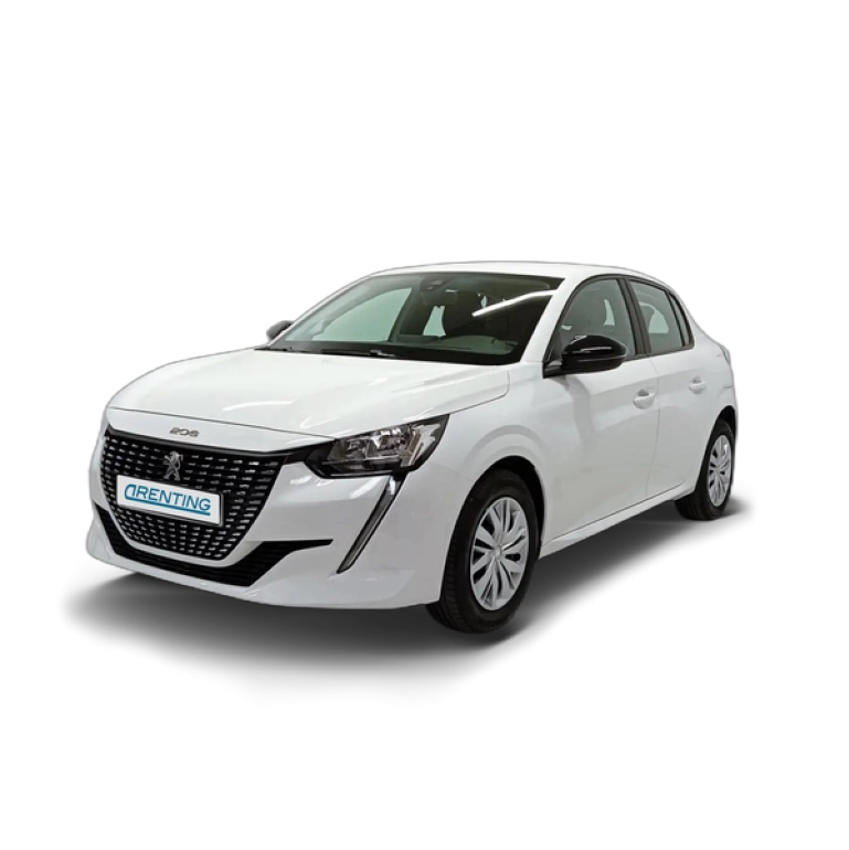 Renting Peugeot 208 1.5 BlueHDi S&S Active 100 Blanco 1