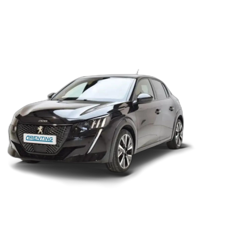 Renting Peugeot 208 1.5 BlueHDi S&S GT 100 Negro