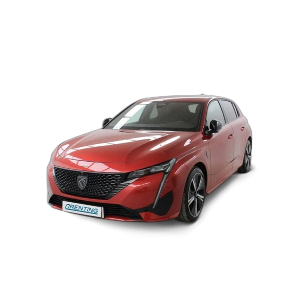 Renting Peugeot 308 1.5 BlueHDi S&amp;S GT EAT8 130 Rojo