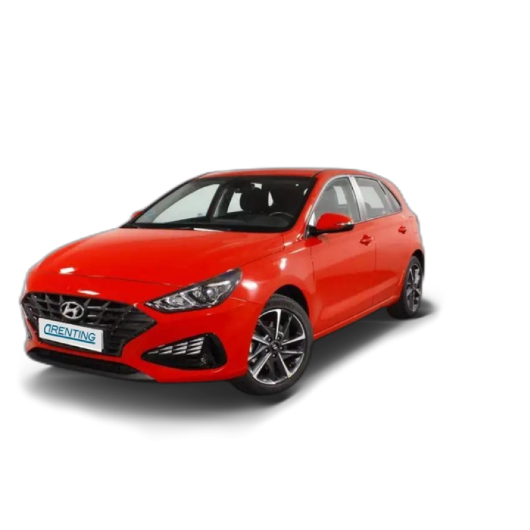 Renting Hyundai i30 1.5 DPI Klass SLX 110 Rojo 1