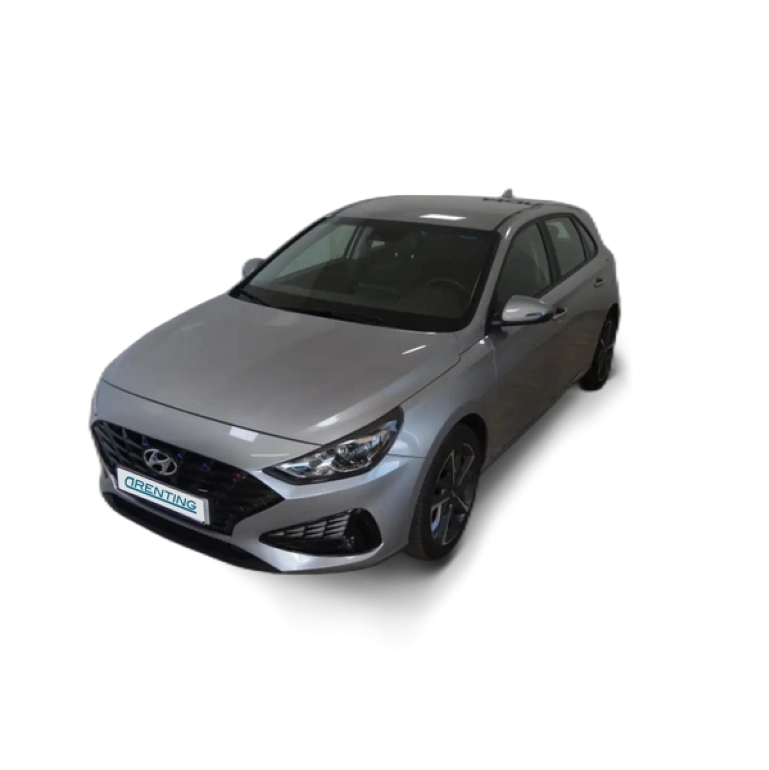 Renting Hyundai i30 1.5 DPI Klass SLX 110 Plateado