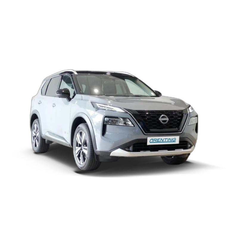 Renting Nissan X-Trail 1.5 EREV E-4ORCE 213 TEKNA 213 5P Gris 1