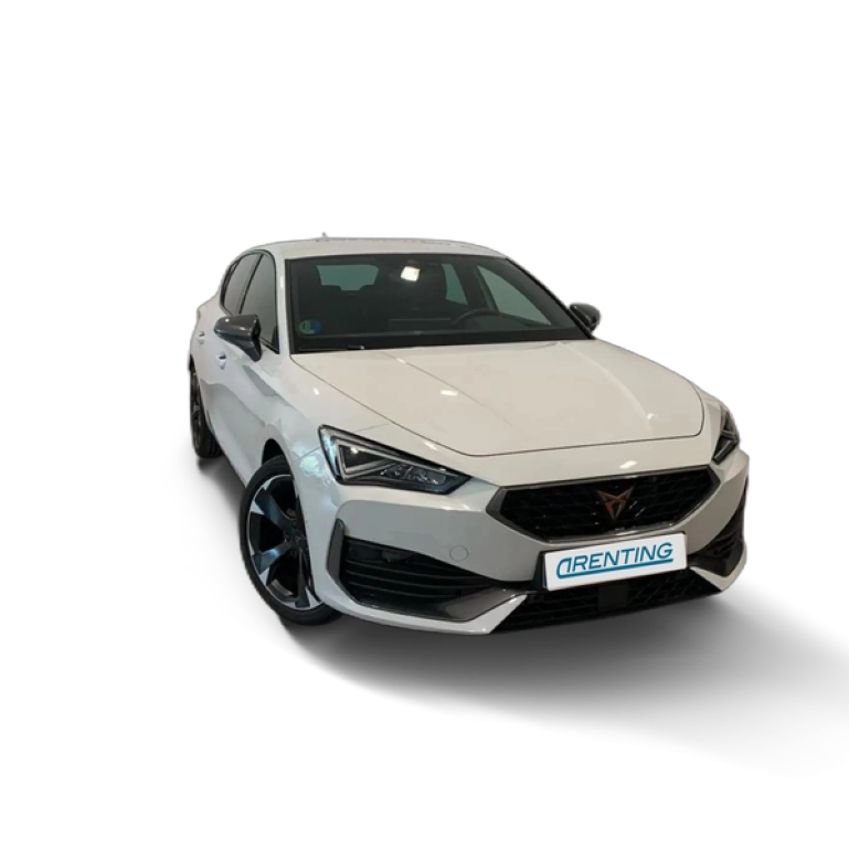 Renting CUPRA Leon 1.5 ETSI DSG 110Kw Blanco