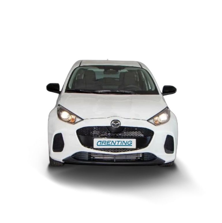 Renting Mazda 2 1.5 HEV 85KW CVT EXCLUSIVE-LINE 116CV 5P Blanco