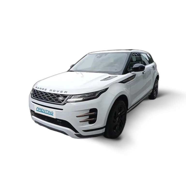 Renting Land Rover Range Rover Evoque 1.5 I3 PHEV R-Dynamic S AWD Auto Blanco