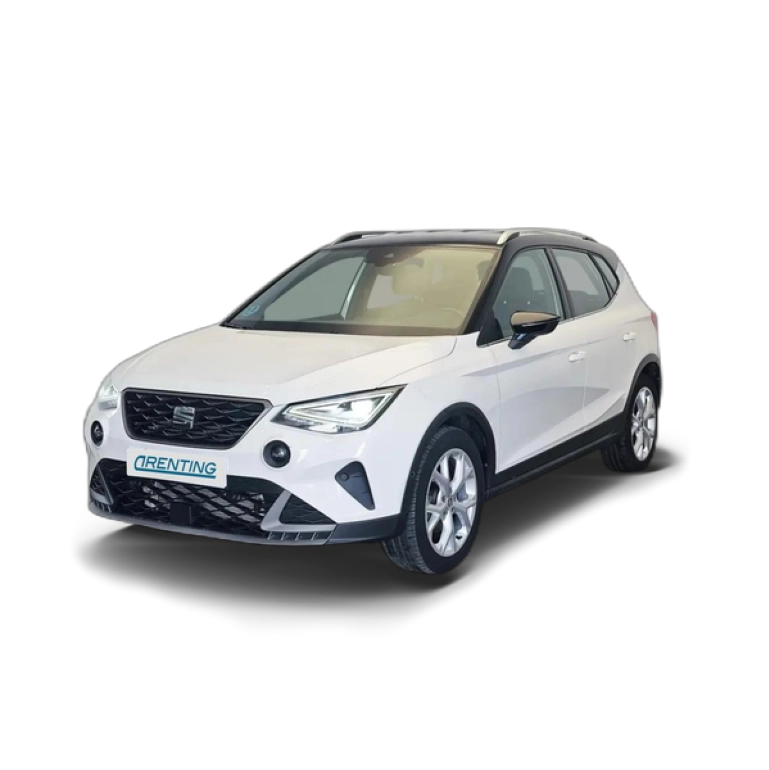 Renting SEAT Arona 1.5 TSI Eco S&S FR DSG7 150 Blanco