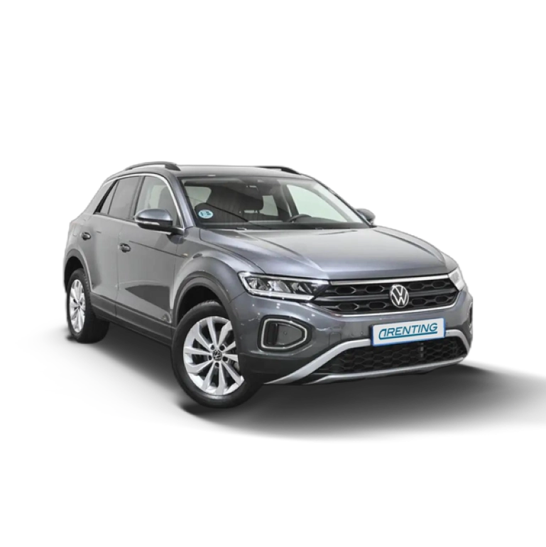 Renting Volkswagen T-Roc 1.5 TSI Life Gris