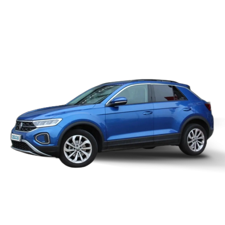 Renting Volkswagen T-Roc 1.5 TSI Life DSG7 Azul