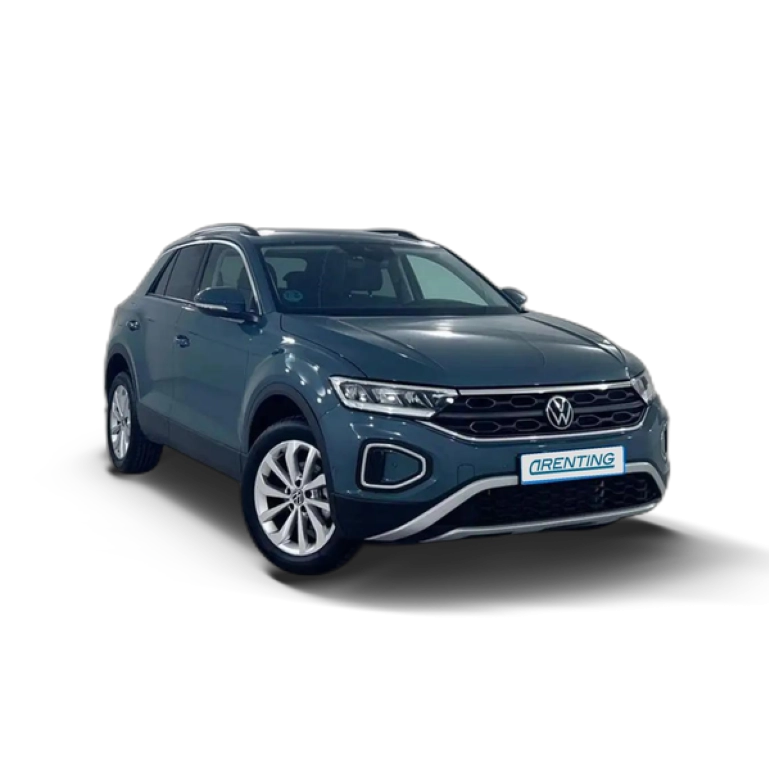 Renting Volkswagen T-Roc 1.5 TSI Life DSG7 Gris