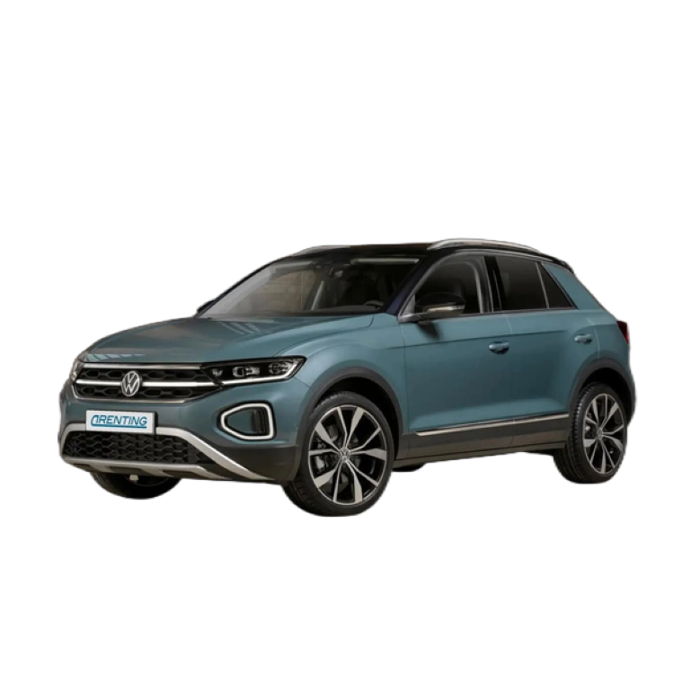 Renting Volkswagen T-Roc 1.5 TSI R-Line Gris 1