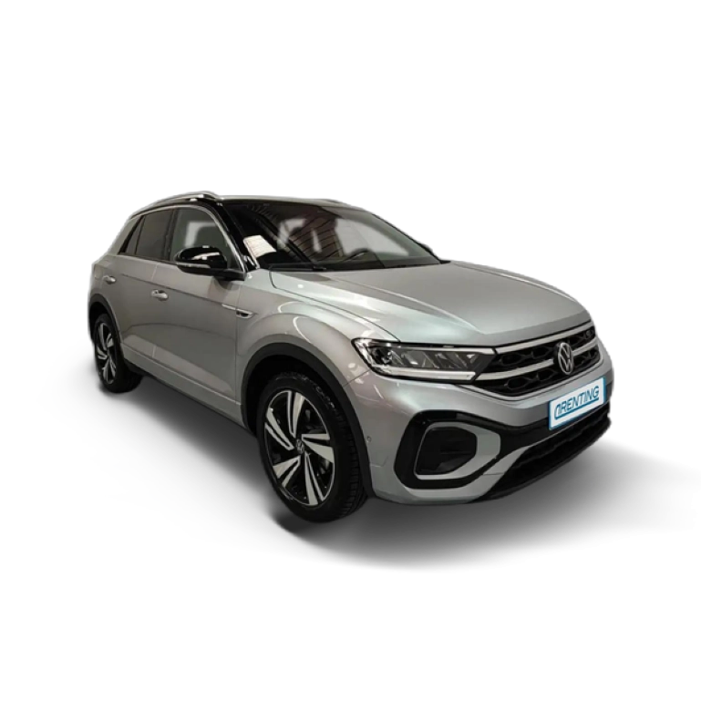 Renting Volkswagen T-Roc 1.5 TSI R-Line DSG7 Plateado