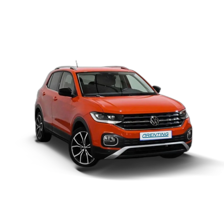 Renting Volkswagen T-Cross 1.5 TSI Sport DSG7 110kW Rojo