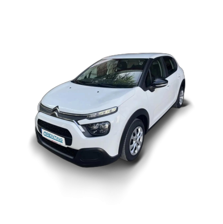 Renting Citroen C3 1.5BlueHDi S&S Feel 100 Blanco 1