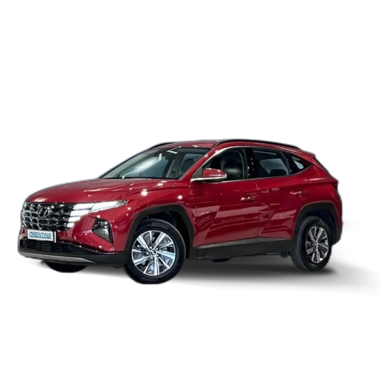 Renting Hyundai TUCSON 1.6 tdi 230cv hev maxx Rojo 1