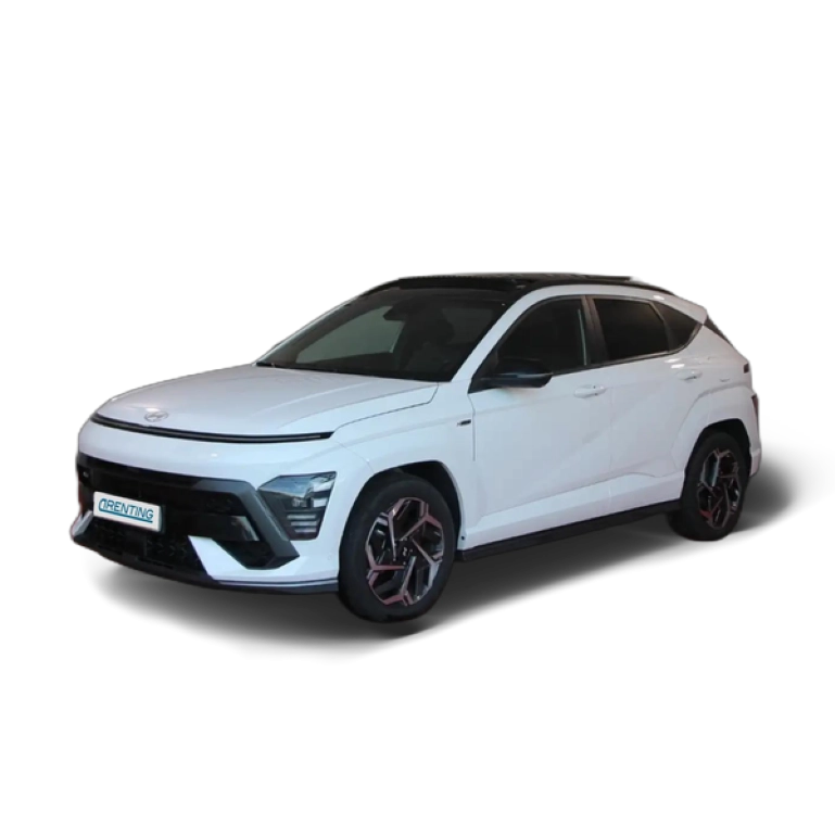 Renting Hyundai KONA 1.6 TGDI Nline Style 4×4 DT Blanco