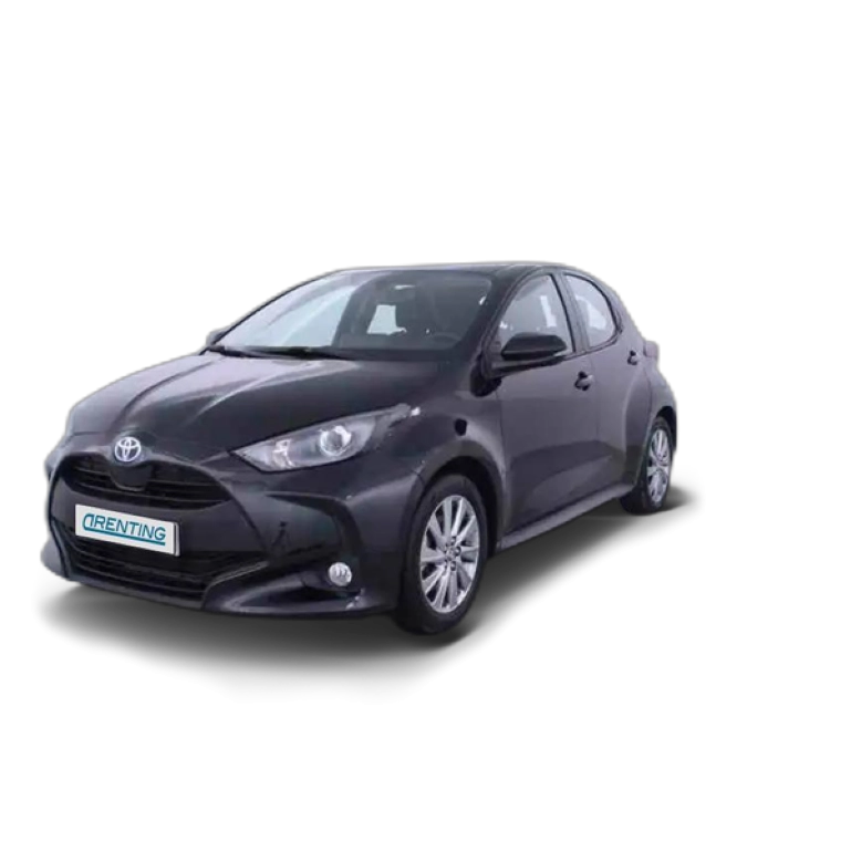 Renting Toyota Yaris 120H 1.5 Active Tech Negro 1