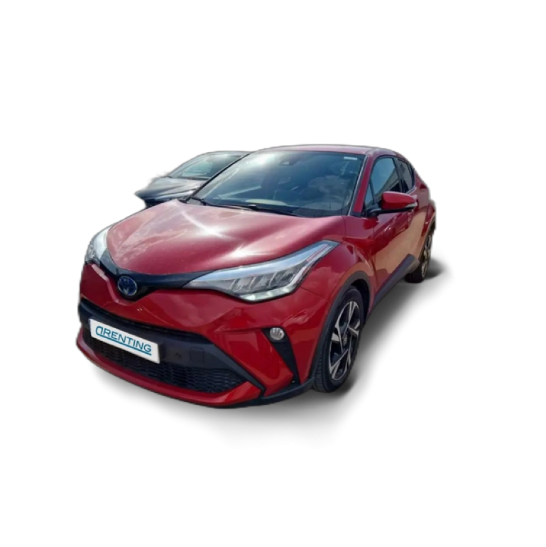 Renting Toyota C-HR 125H Advance Rojo 4