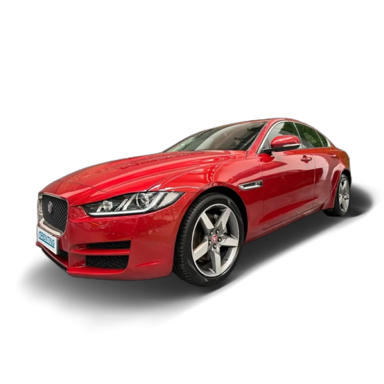 Renting Jaguar XE 2.0 Diesel R-Sport Aut. 180 Rojo