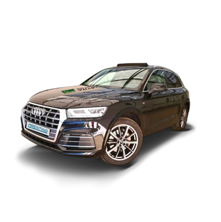 Renting Audi Q5 2.0 TFSI S line quattro-ultra S-T Negro