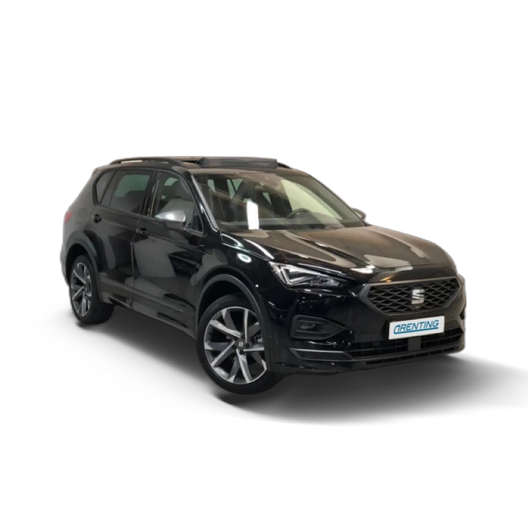 Renting SEAT Tarraco 2.0 TSI S&S FR DSG 4Drive 180kW Negro