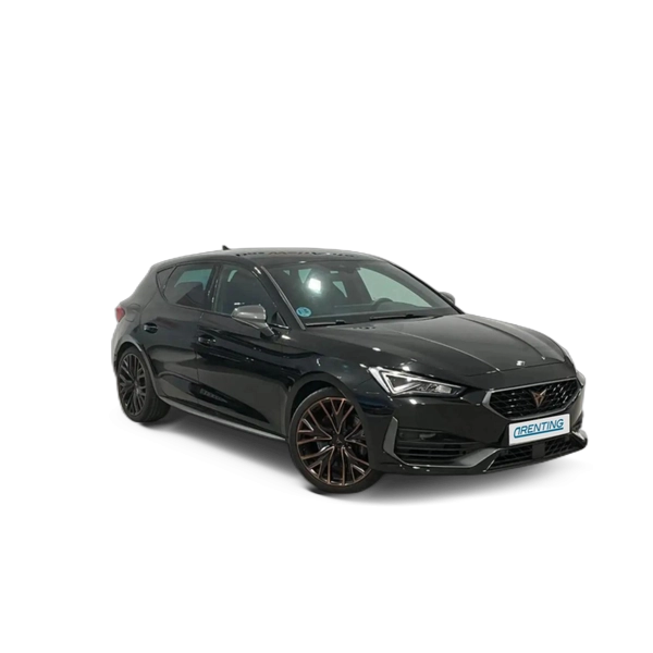 Renting CUPRA Leon 2.0 TSI VZ CUP DSG 221Kw Negro