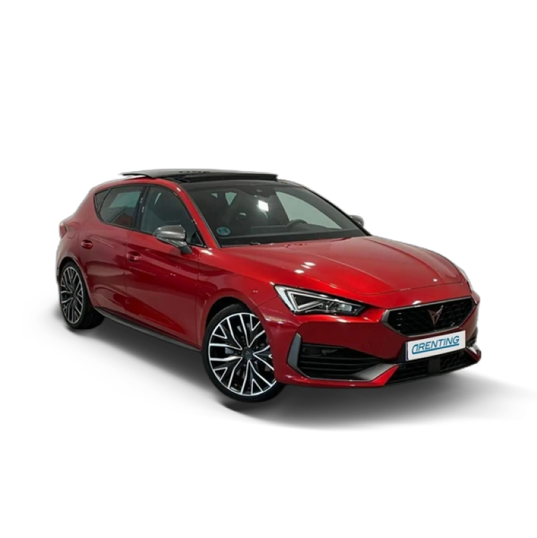 Renting CUPRA Leon 2.0 TSI VZ DSG 180Kw Rojo