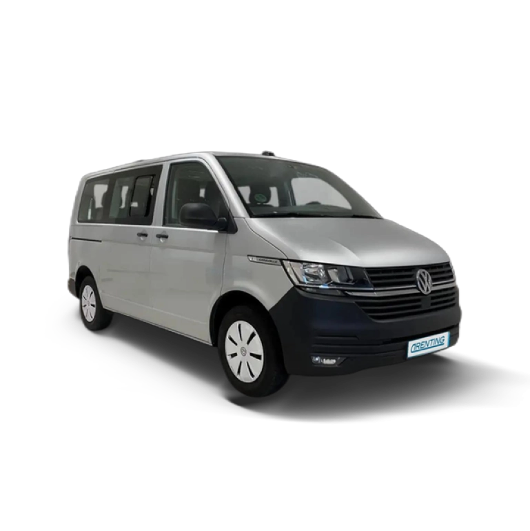 Renting Volkswagen T5 Caravelle 2.0BiTDI Comfortline DSG Plateado 1