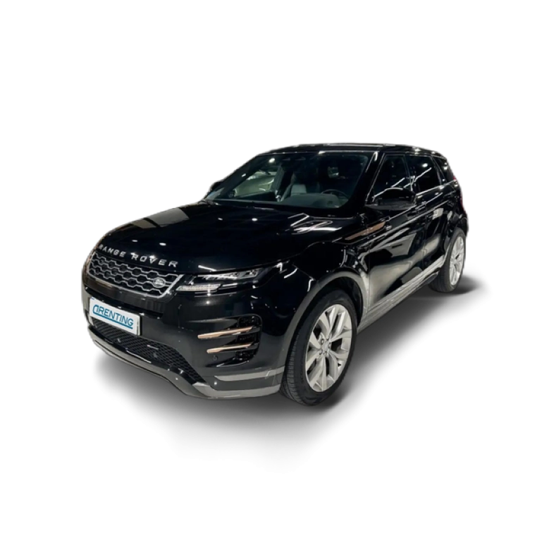 Renting Land Rover Range Rover Evoque 2.0D I4 MHEV R-Dynamic AWD Aut. 163 Negro