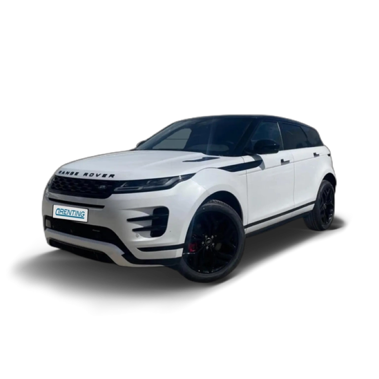 Renting Land Rover Range Rover Evoque 2.0D I4 MHEV R-Dynamic SE AWD Aut. 204 Blanco