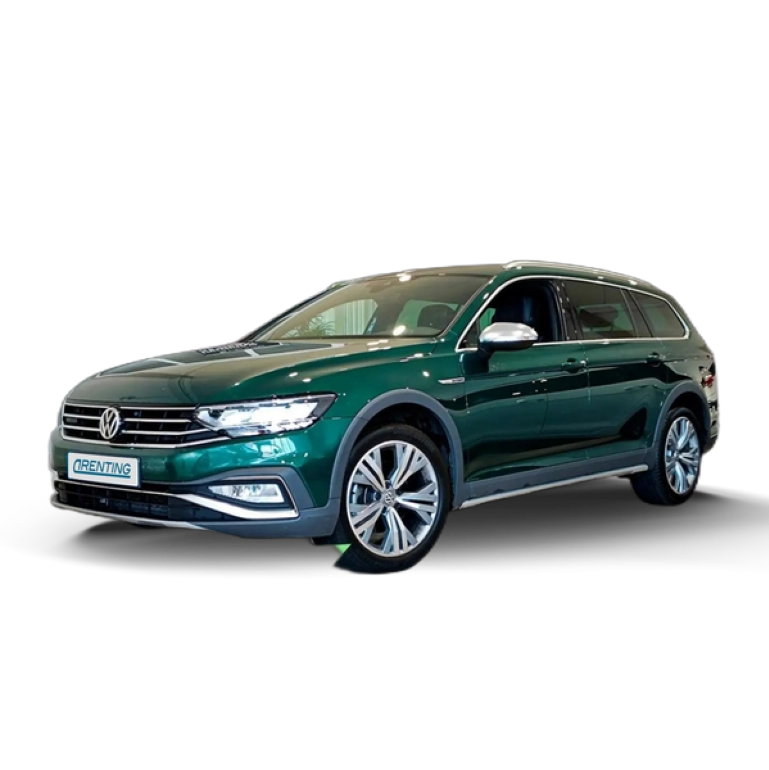 Renting Volkswagen Passat Alltrack 2.0TDI 4M DSG7 140kW Verde