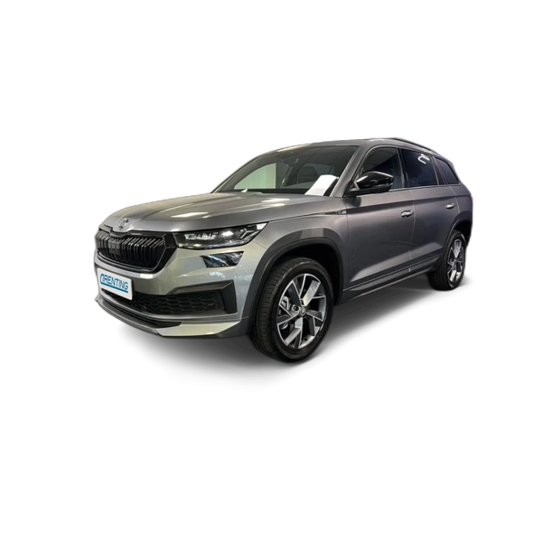 Renting Skoda Kodiaq 2.0TDI AB tech Sportline 4×2 DSG 110kW Gris