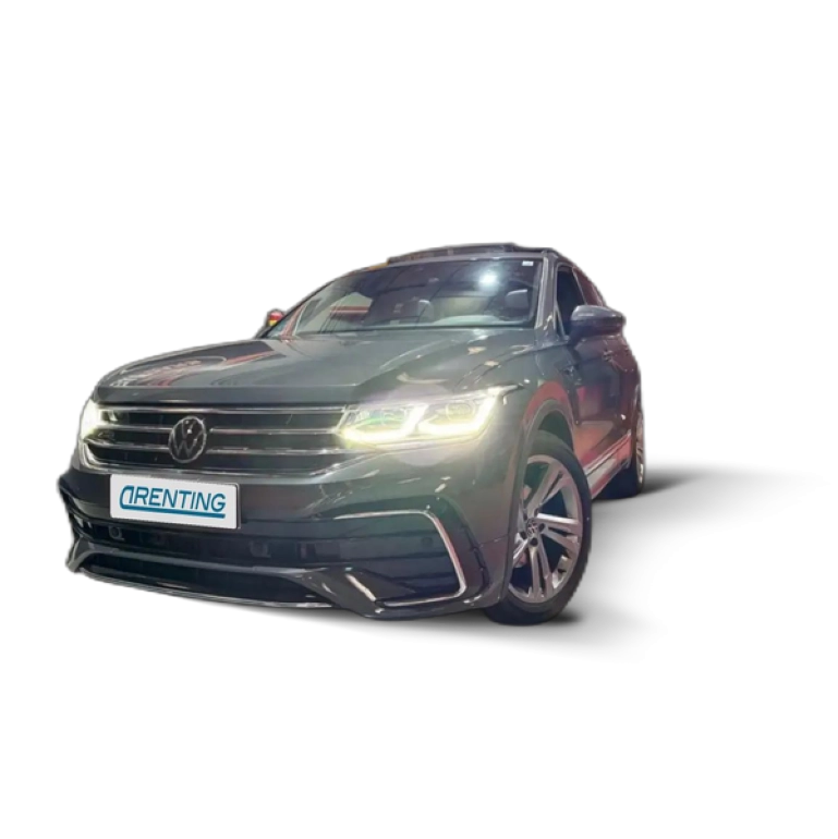 Renting Volkswagen Tiguan 2.0TDI R-Line DSG 110kW Gris 3