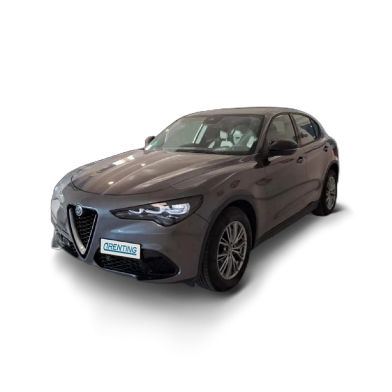 Renting Alfa Romeo Stelvio 2.2 Diesel 118kW (160CV)  RWD Sprint Gris