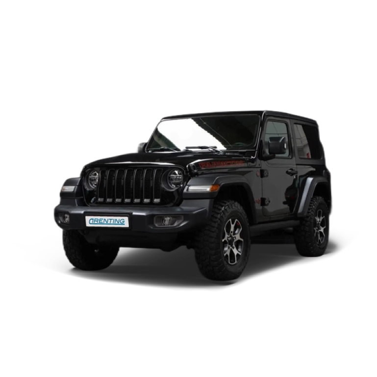 Renting Jeep Wrangler 2.2CRD Rubicon 8ATX Negro