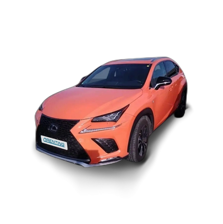 Renting Lexus NX 300h 2.5 F Sport Kick Power Naranja 1