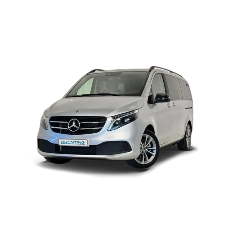 Renting Mercedes-Benz V 250d Largo Avantgarde Plateado