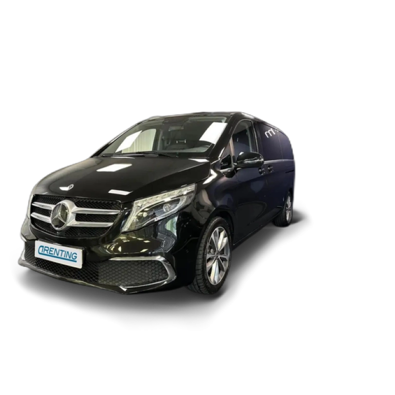 Renting Mercedes-Benz V 250 250d Largo Avantgarde 7G Tronic Negro