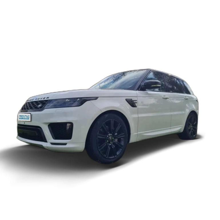 Renting Land Rover Range Rover Sport 3.0D I6 MHEV HSE Dynamic Aut. 300 Blanco