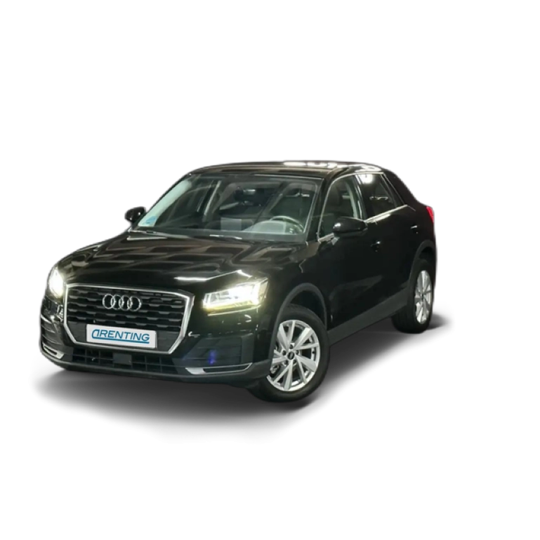 Renting Audi Q2 30 TDI Advanced S tronic 85kW Negro