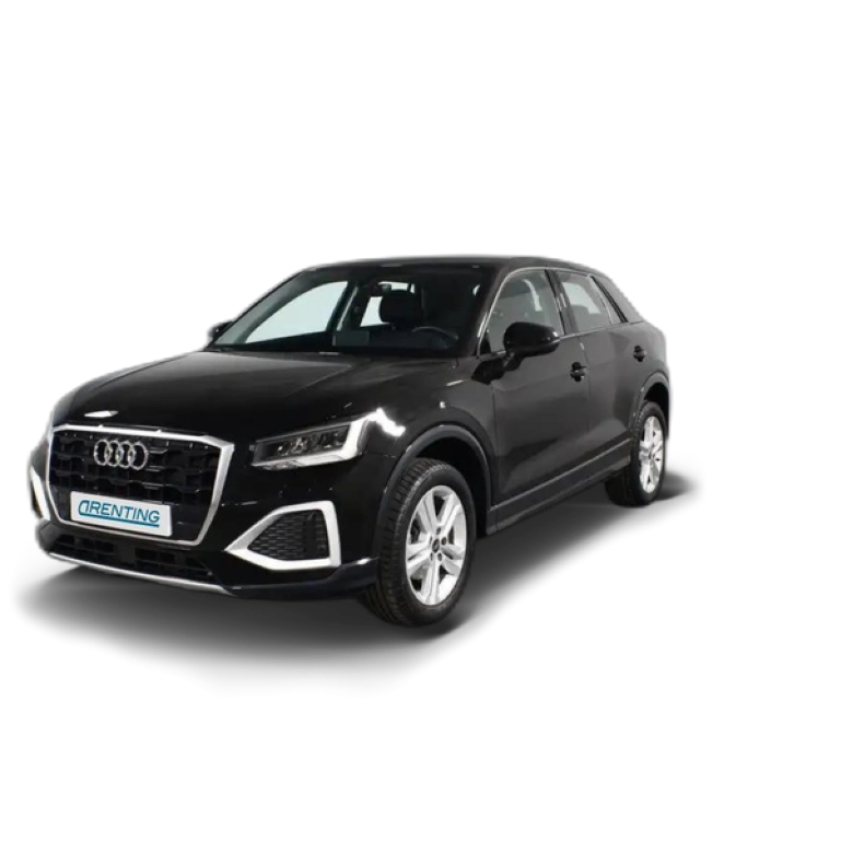 Renting Audi Q2 30 TDI Advanced S tronic 85kW Negro 1