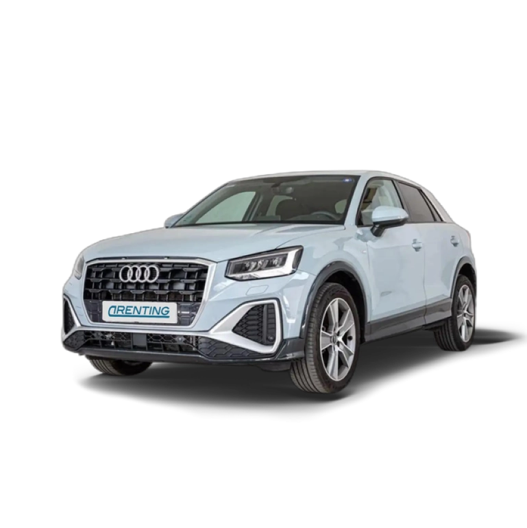 Renting Audi Q2 30 TDI S line 85kW Gris 1