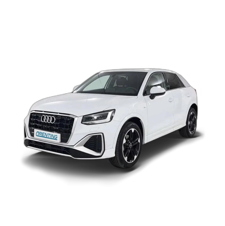 Renting Audi Q2 30 TFSI S line 81kW Blanco 1