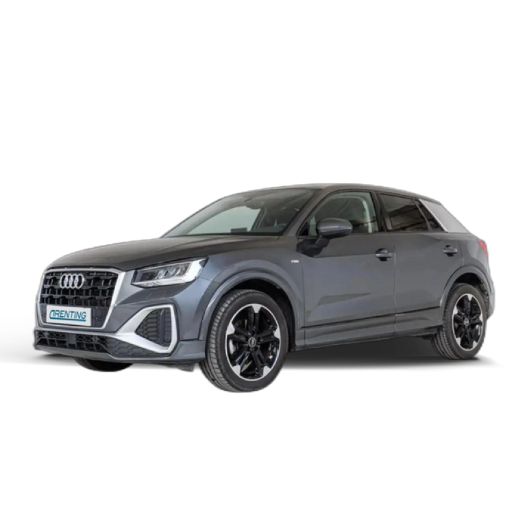 Renting Audi Q2 30 TFSI S line 81kW Gris 1