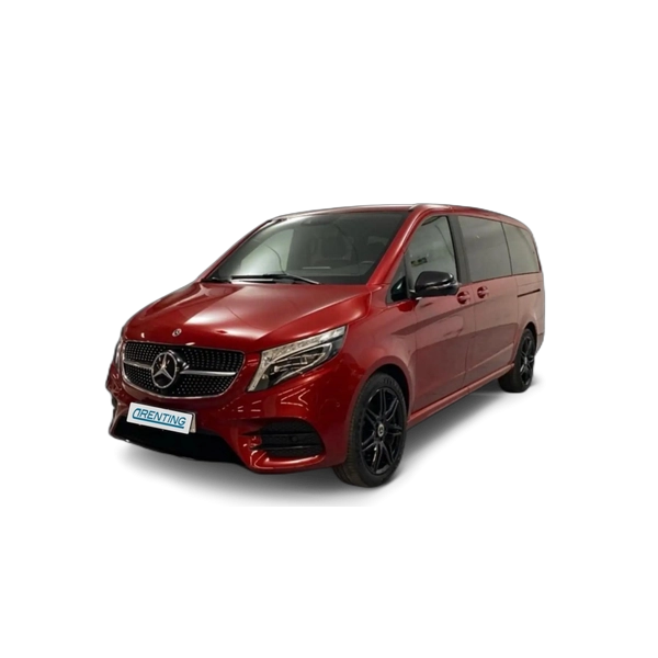 Renting Mercedes-Benz V 300d Largo Avantgarde Rojo