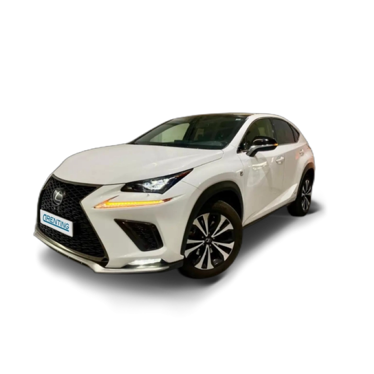 Renting Lexus NX 300 300h F Sport 4WD Panorámico Blanco