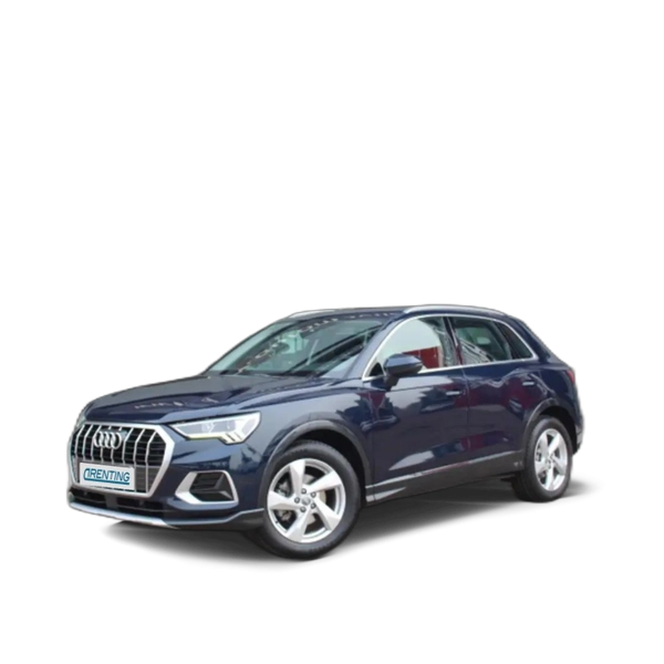 Renting Audi Q3 35 TDI Advanced S tronic 110kW Azul 1